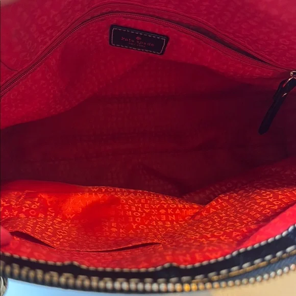 Kate Spade Black and Cream Polka Dot Shoulder Bag - Picture 6 of 6